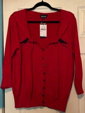 NWT City Chic Cardigan with Birds - Small